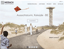 Tablet Screenshot of ib-miebach.de